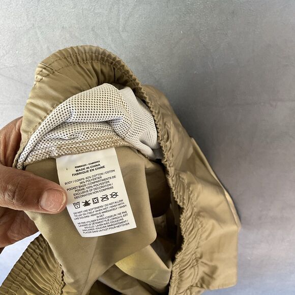 Nike Men’s Canvas Shorts Beige XXL Stretch Michigan State Spartans Swoosh MSU - Picture 4 of 11